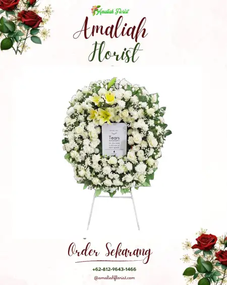 Krans Bunga Duka Semabung Baru
